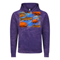 Cloud Purple California Golden Trout Garibaldi Fish Background Vintage Hoodie - Bettercallsaul