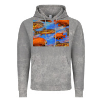 Cloud Rock California Golden Trout Garibaldi Fish Background Vintage Hoodie - Bettercallsaul