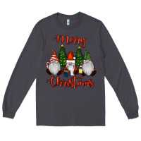 Smoke Merry Christmas Gnomes Long Sleeve Tee - RanaPortraitStore