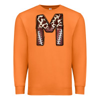 Carrot name footballcow print letter m Premium Sweatshirt - CowhideDigitalArt