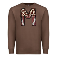 Chestnut name footballcow print letter m Premium Sweatshirt - CowhideDigitalArt