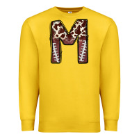 Lemon name footballcow print letter m Premium Sweatshirt - CowhideDigitalArt