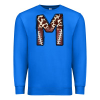 True Royal name footballcow print letter m Premium Sweatshirt - CowhideDigitalArt