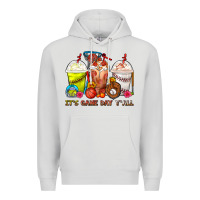 Dove Grey It's Game Day Y'all Softball,Baseball,Basketball C Premium Hoodie - FaDigitalArtStudio