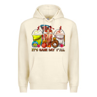 Sandshell It's Game Day Y'all Softball,Baseball,Basketball C Premium Hoodie - FaDigitalArtStudio