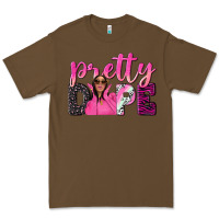 Cacao pretty dope afro woman Premium Tee - NancyCooperArtShop