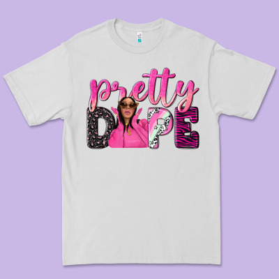 Pretty Dope Afro Woman Premium Tee Designed By Nancycooperartshop