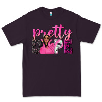 Plum pretty dope afro woman Premium Tee - NancyCooperArtShop