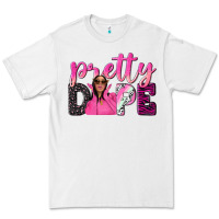 White pretty dope afro woman Premium Tee - NancyCooperArtShop