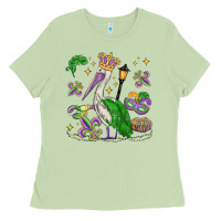 Matcha mardi gras pelican Ladies Tee - MaliasSmallBusiness