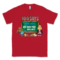 Red 100 days smarter 100 dias mas brillante Classic Tee - SublimationCraftShop