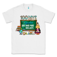 White 100 days smarter 100 dias mas brillante Classic Tee - SublimationCraftShop