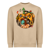 Mushroom hello fall gamer Heavyweight Sweatshirt - CowGirlArtShop