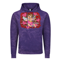 Cloud Purple valentine's day cupid heart Vintage Hoodie - RanaPortraitStore