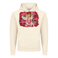 Vintage Artic valentine's day cupid heart Vintage Hoodie - RanaPortraitStore