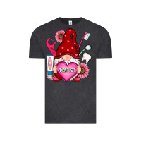 Vintage Black valentines day dentist gnome Vintage Tee - RanaPortraitStore