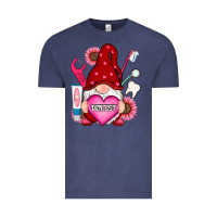 Valentines Day Dentist Gnome Vintage Tee | Teevron