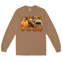 Toasted Coconut Tis' the season Football yellow helmet Long Sleeve Tee - NancyCooperArtShop