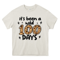 Cream its been a wild 100 days Heavy Core Tee - MaliasSmallBusiness
