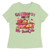 Matcha calorias de amor no cuentan mexican valentines day Ladies Tee - MaliasSmallBusiness