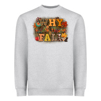 Heather Grey why hello there fall Heavyweight Sweatshirt - CowGirlArtShop