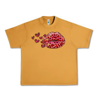 Peanut Butter kiss with leopard and hearts Urban Heavy Tee - RanaPortraitStore