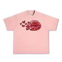 Salmon kiss with leopard and hearts Urban Heavy Tee - RanaPortraitStore
