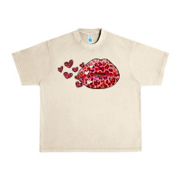 Sandshell kiss with leopard and hearts Urban Heavy Tee - RanaPortraitStore