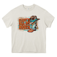 Cream blame it all my roots Heavy Core Tee - AdoDesignShop