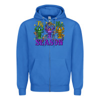 True Royal Tis the season crawfish Mardi Gras Zipper Hoodie - FaDigitalArtStudio