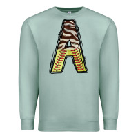 Seafoam softball alphabet a Premium Sweatshirt - CowhideDigitalArt