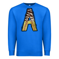 True Royal softball alphabet a Premium Sweatshirt - CowhideDigitalArt
