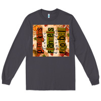 Smoke Pumpkins Leaves Flannels Hayrides Football Long Sleeve Tee - texasbilliewilder