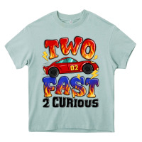 Arona two fast two curious boys birthday racing car Heavy Core Tee - MaliasSmallBusiness