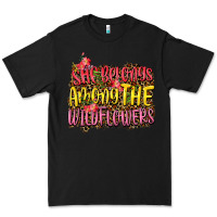 Black she belongs among the wildflowers Premium Tee - NancyCooperArtShop