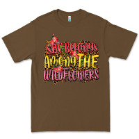 Cacao she belongs among the wildflowers Premium Tee - NancyCooperArtShop
