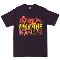 Plum she belongs among the wildflowers Premium Tee - NancyCooperArtShop