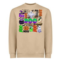 Mushroom boo halloween Heavyweight Sweatshirt - CowGirlArtShop