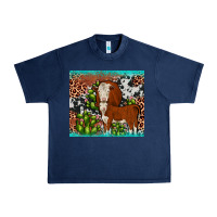 Navy hereford cactus tumbler Urban Heavy Tee - JahusDesignShop