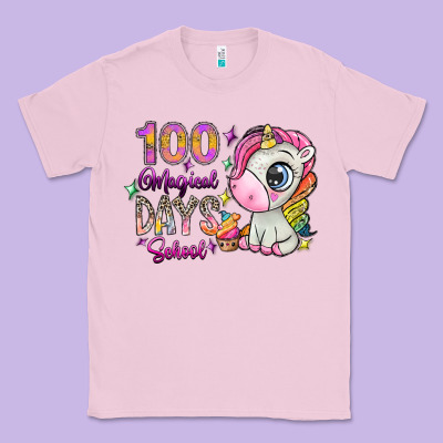 100 Magical Days School Classic Tee Designed By Sublimationcraftshop