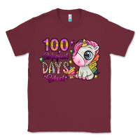 Burgundy 100 magical days school Classic Tee - SublimationCraftShop