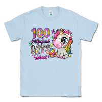 Dusty Blue 100 magical days school Classic Tee - SublimationCraftShop