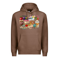 Chestnut Teacher Coffee Cups Premium Hoodie - FaDigitalArtStudio