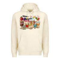 Sandshell Teacher Coffee Cups Premium Hoodie - FaDigitalArtStudio
