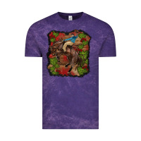 Cloud Purple valentines day cowboy cactus rose Vintage Tee - RanaPortraitStore