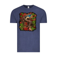 Vintage Denim valentines day cowboy cactus rose Vintage Tee - RanaPortraitStore