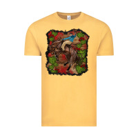 Vintage Mustard valentines day cowboy cactus rose Vintage Tee - RanaPortraitStore