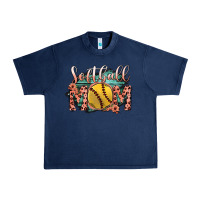 Navy Softball Mom Urban Heavy Tee - Bettercallsaul