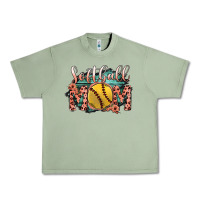 Oil Green Softball Mom Urban Heavy Tee - Bettercallsaul