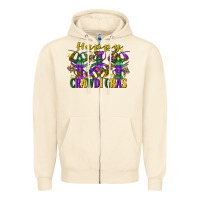 Sandshell Happy crawdi Gras Mardi Gras crawfish Zipper Hoodie - FaDigitalArtStudio